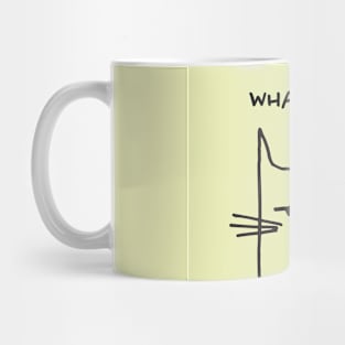 Cat facial expressions: Whatever! Mug